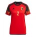 Maillot de foot Belgique Toby Alderweireld #2 Domicile vêtements Femmes Monde 2022 Manches Courtes